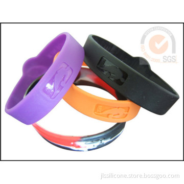 Sport Colorful Silicone Wristband With Embossed Logo 
